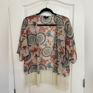 Fringe Boho Shrug/Coverup